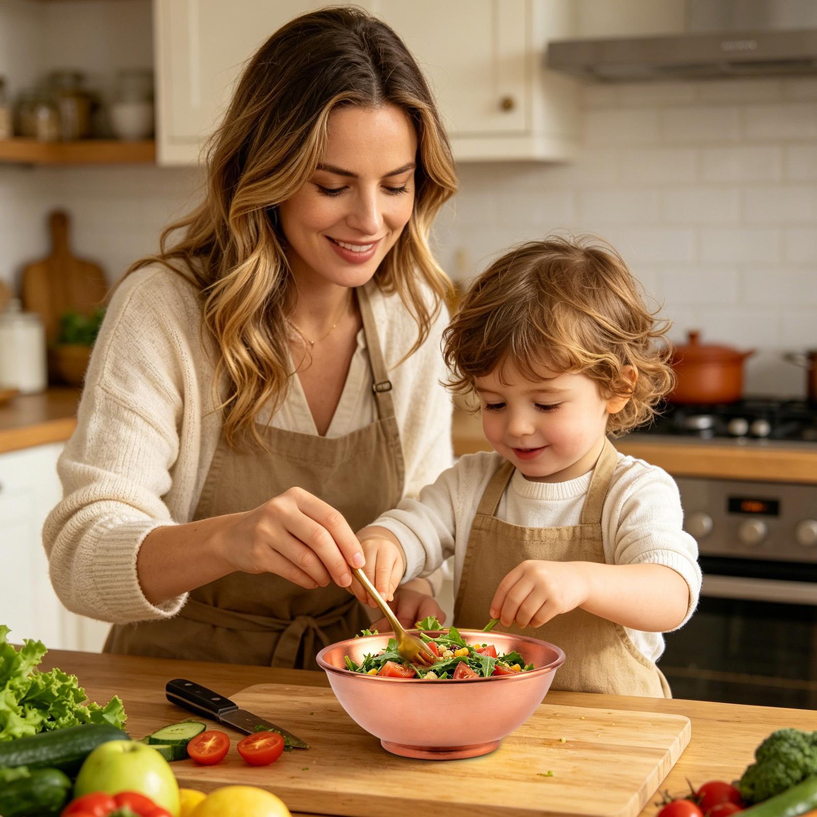 Miedziana miska Duże pojemniki – Home Cooking Recipes recenzja i cena